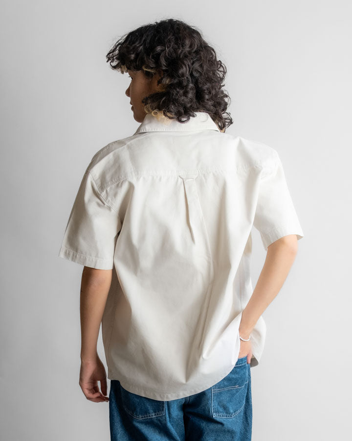 TreePlanter Overshirt Workwear Manches courtes Blanc Sable