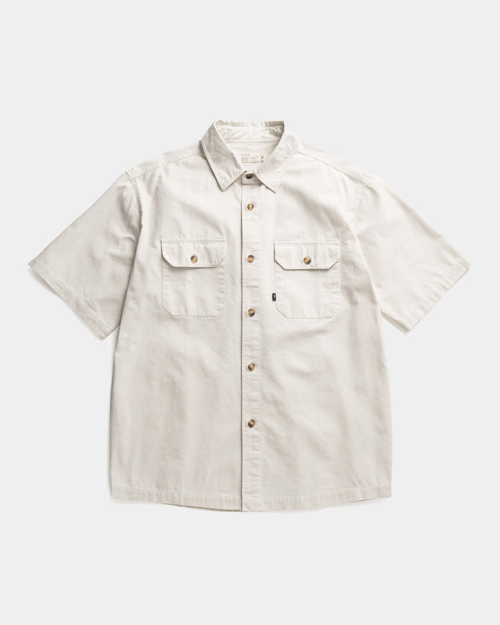 TreePlanter Overshirt Workwear Manches courtes Blanc Sable