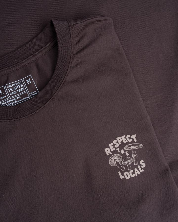 TreeShirt Mushroom Print Dark Oak