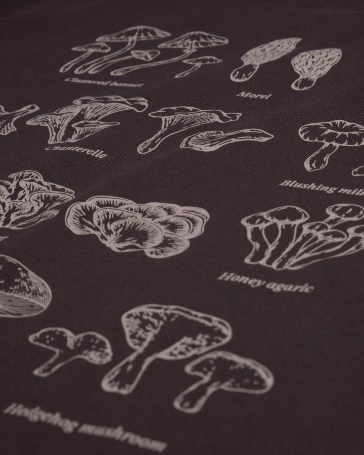 TreeShirt Mushroom Print Dark Oak