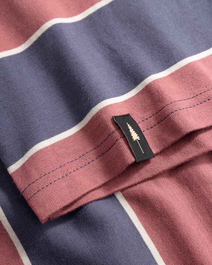 TreeShirt Striped Oversized Women's Dark Ink-Blush