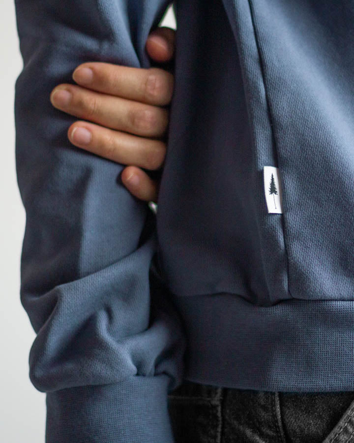 TreeSweater Anniversary Relaxed Women Slate Blue