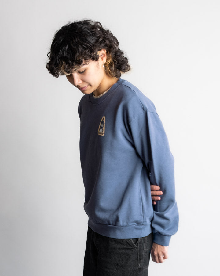 TreeSweater Anniversary Relaxed Women Slate Blue