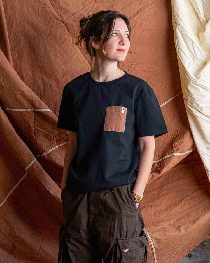 TreeShirt Pocket Spatz Bleu marine foncé