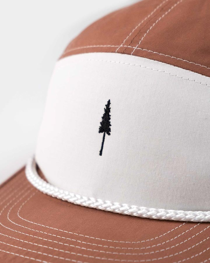 Casquette TreeCap 5 panneaux, couleur fauve