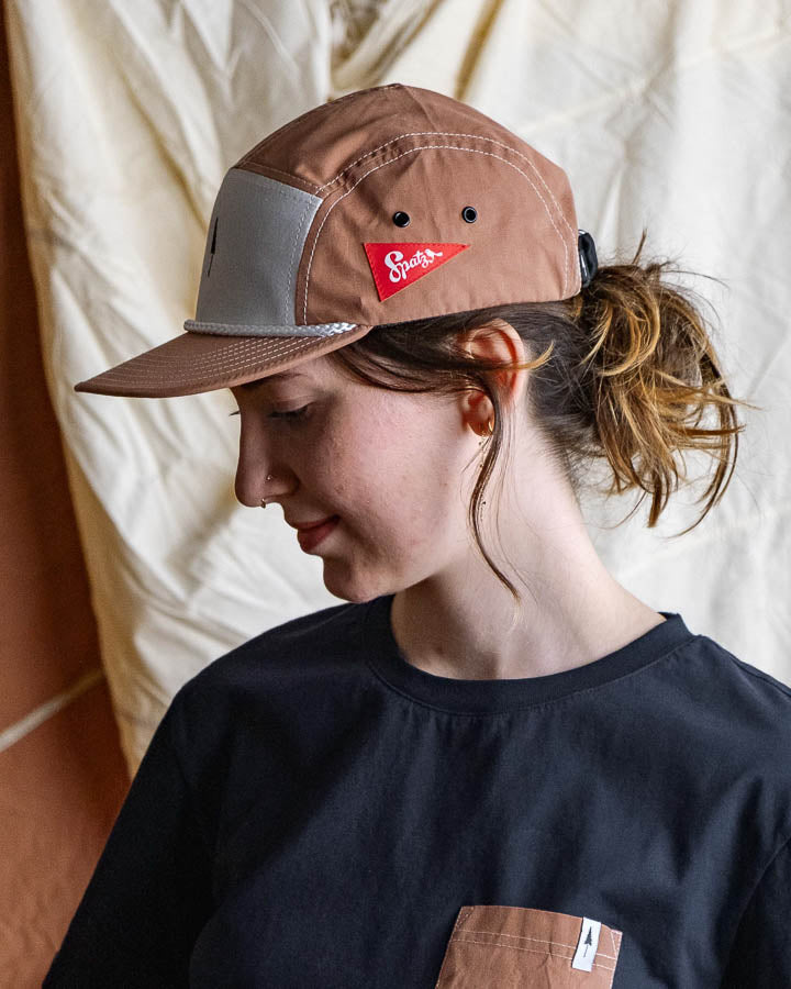 Casquette TreeCap 5 panneaux, couleur fauve