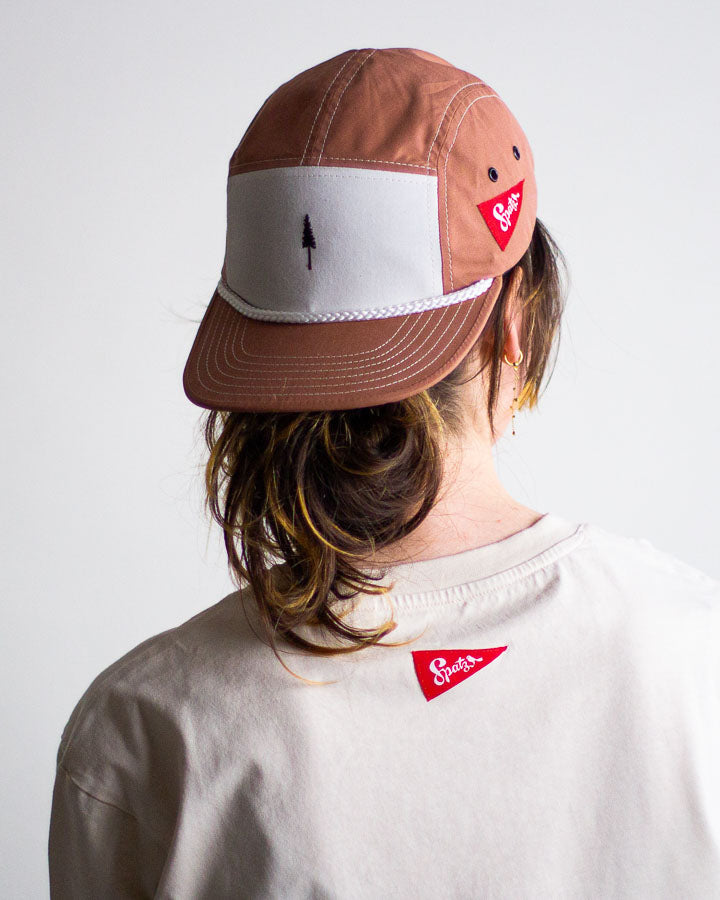 Casquette TreeCap 5 panneaux, couleur fauve