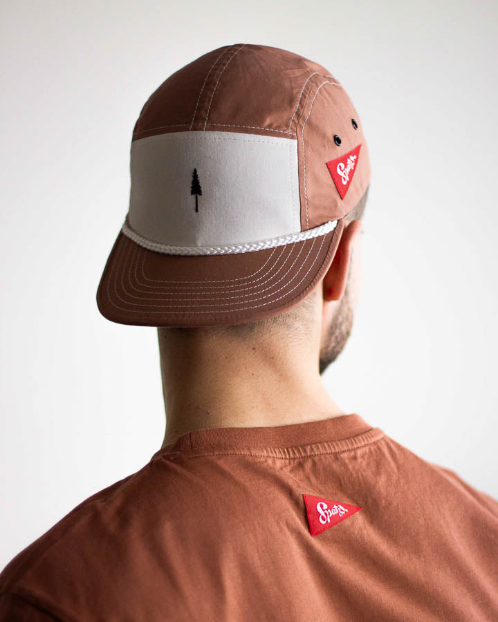 Casquette TreeCap 5 panneaux, couleur fauve