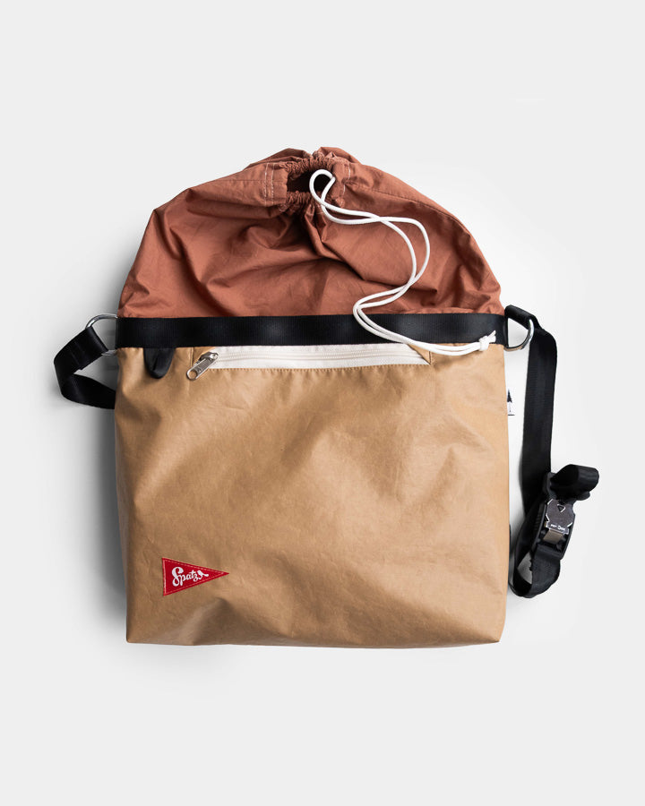 TreeBag Crossbody Spatz marron fauve-beige