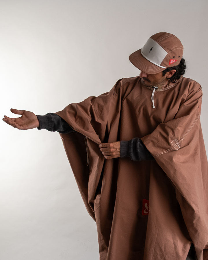 Poncho de bivouac Spatz, brun fauve
