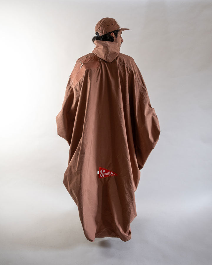Poncho de bivouac Spatz, brun fauve