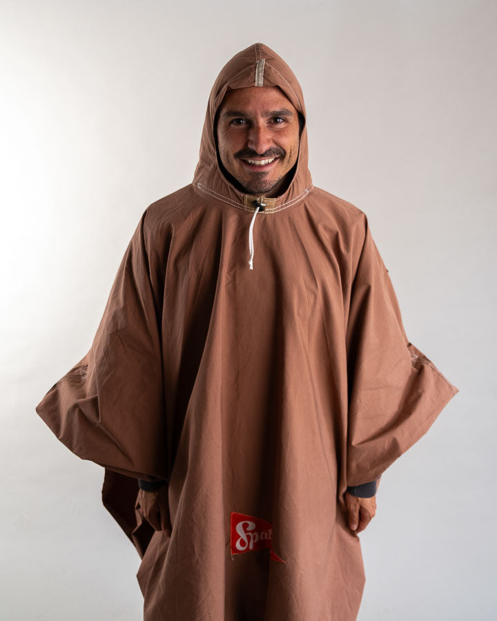 Poncho de bivouac Spatz, brun fauve