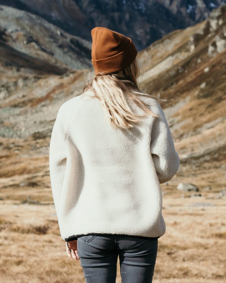 Pullover teddy jacket shop