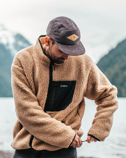 TreeFleece Teddy Relaxed Jacket Caramel - JACKET - NIKIN EU