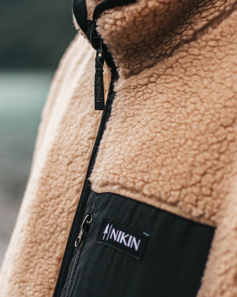 TreeFleece Teddy Relaxed Jacket Caramel - JACKET - NIKIN EU