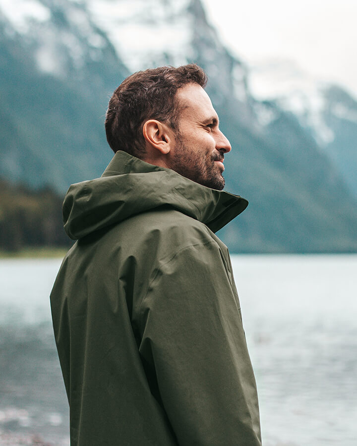 TreeJacket Rain Dark Olive - JACKET - NIKIN EU