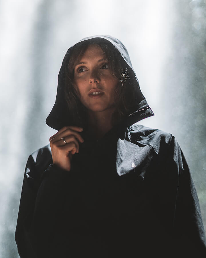 TreeJacket Rain Femmes Black - VESTE - NIKIN EU