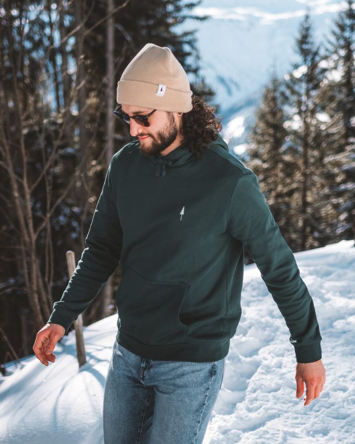 TreeHoodie Pine Green - HOODIE - NIKIN EU