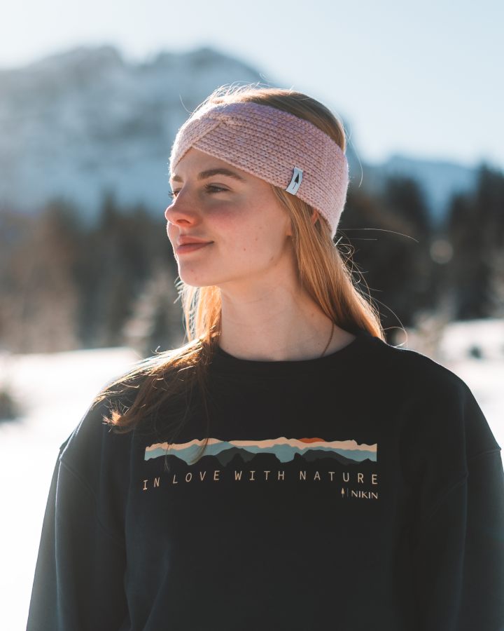 TreeSweater Mountain Panorama Dark Navy - SWEATER - NIKIN EU