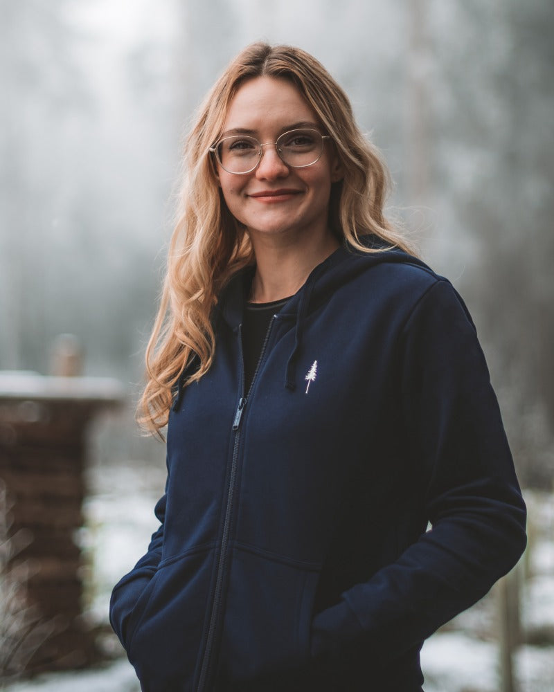 TreeHoodie Jacket Women Dark Navy