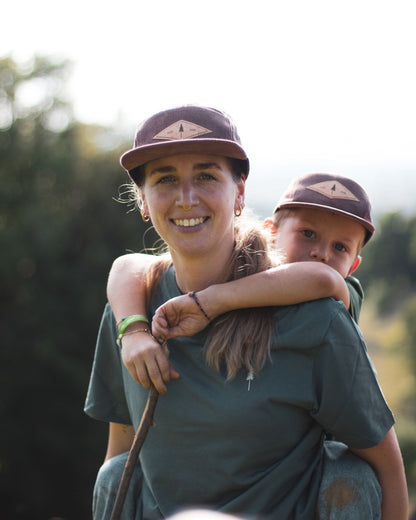 TreeCap 5 Panel Cord Kids Chestnut