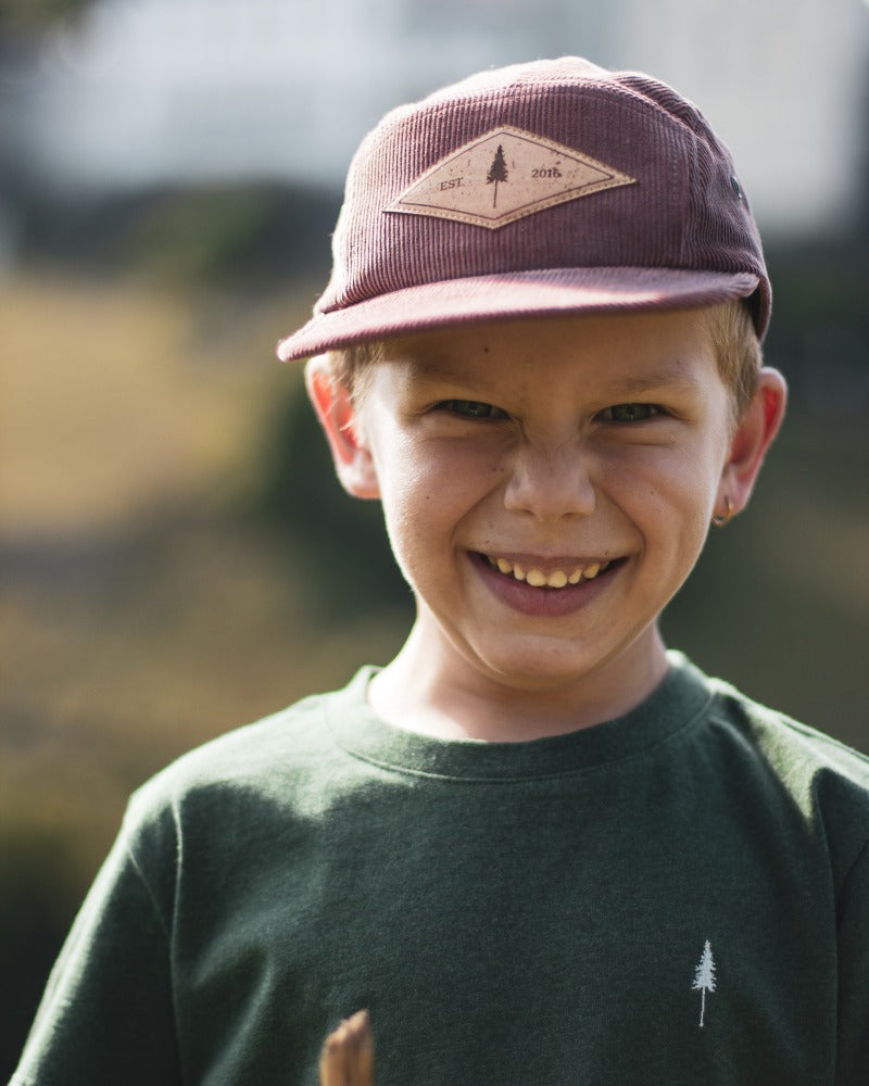 TreeCap 5 Panel Cord Kids Chestnut