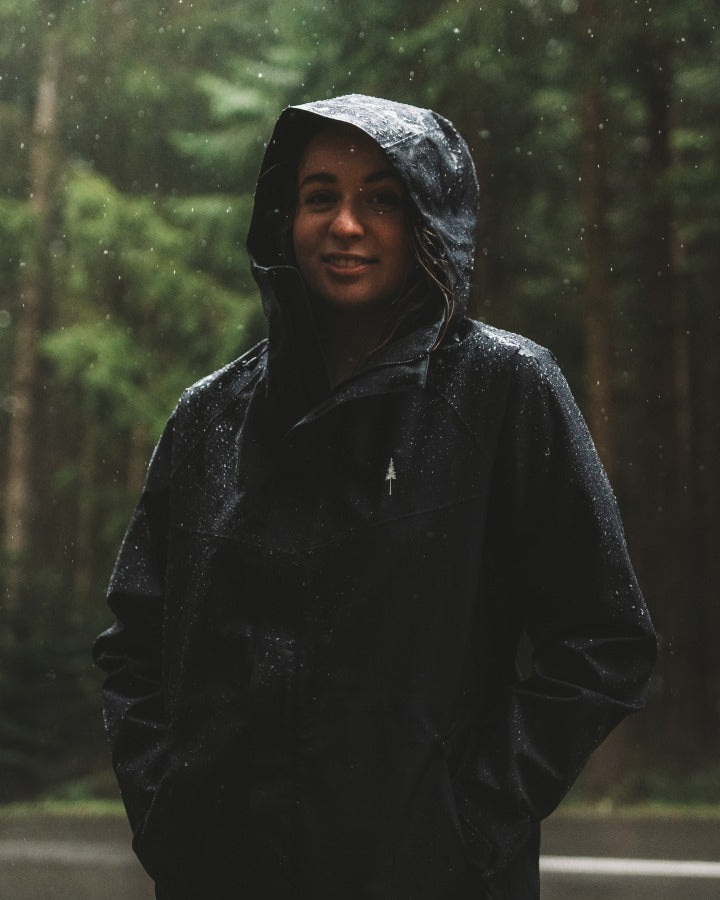 TreeJacket Rain Women Black