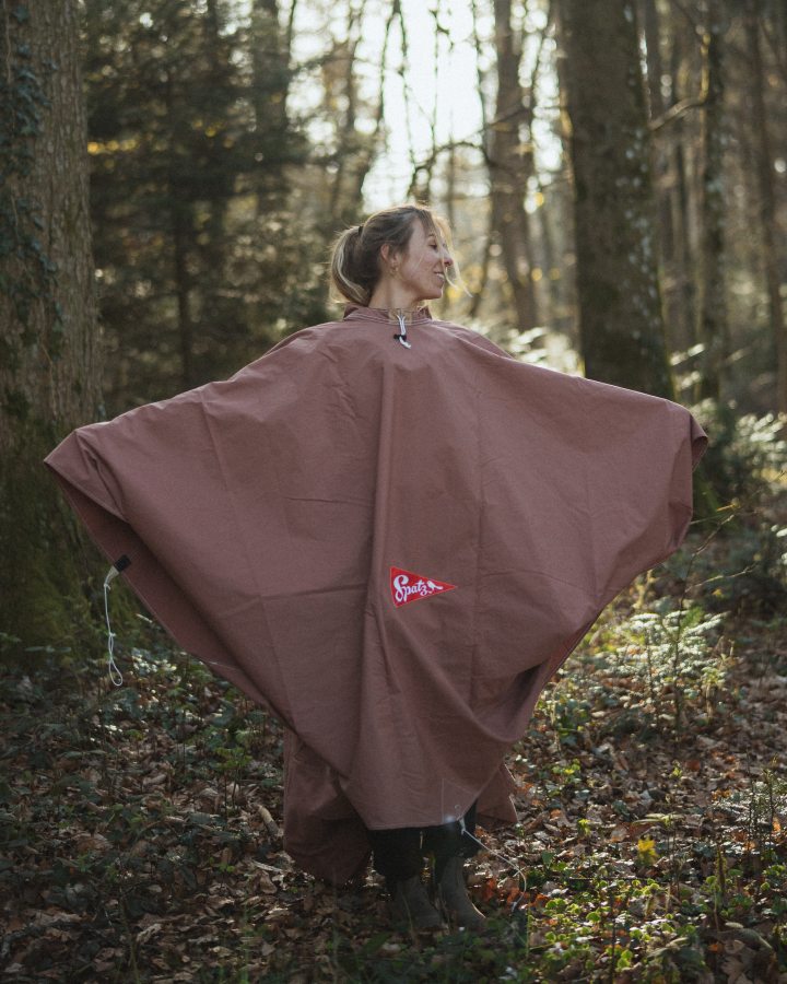 Poncho de bivouac Spatz, brun fauve
