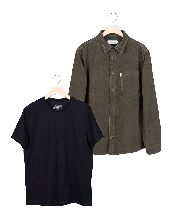 TreeShirt Plain & TreePlanter Overshirt