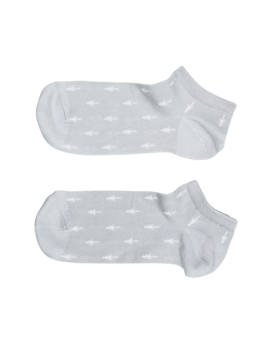 TreeSocks Short Allover Light Grey - SOCKS - NIKIN EU