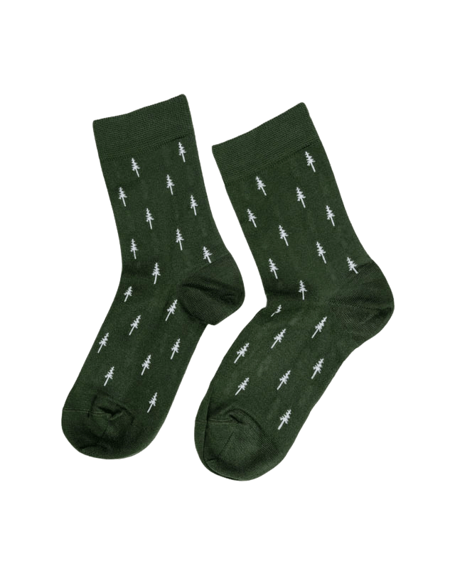 TreeSocks Standard Allover Green - SOCKS - NIKIN EU