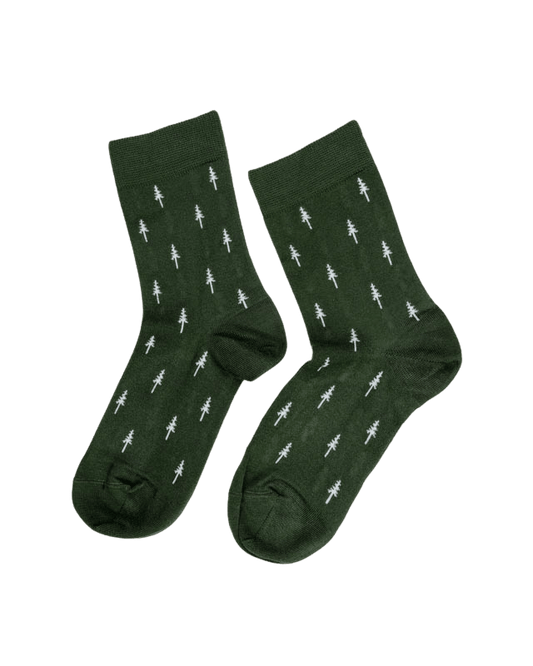 TreeSocks Standard Allover Green - SOCKS - NIKIN EU