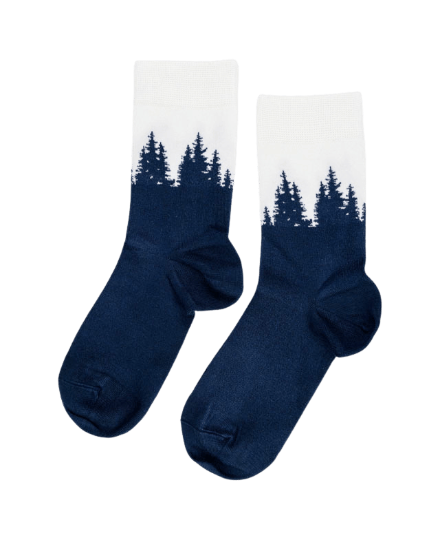 TreeSocks Standard Forest Navy