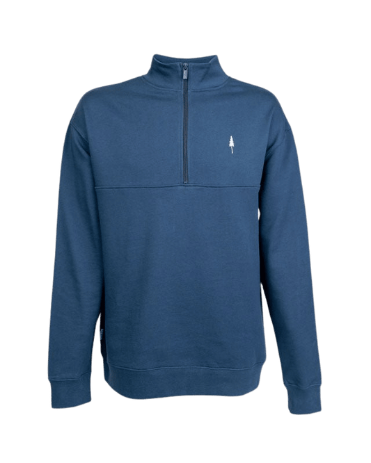 TreeSweater Quarter Zip Bleu Midnight