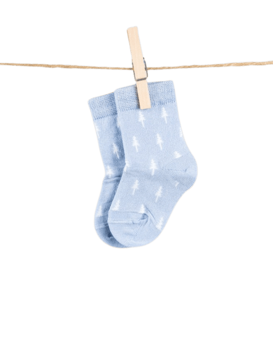 TreeSocks Kids Allover Light Blue - SOCKS - NIKIN EU