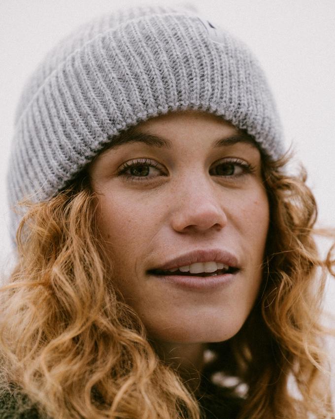 Treeanie Ribbed Cosy Cool Grey Mel - BEANIE - NIKIN EU