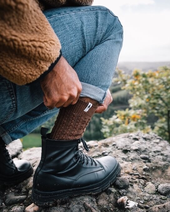 TreeSocks Knitted Cosy Walnut