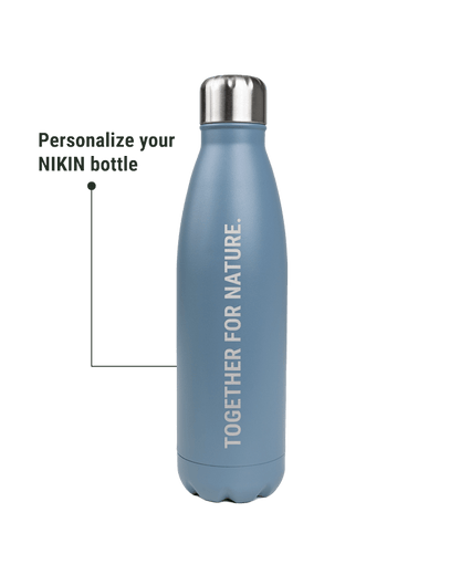 TreeBottle Personalisiert (big text) - Light Blue - BOTTLE - NIKIN