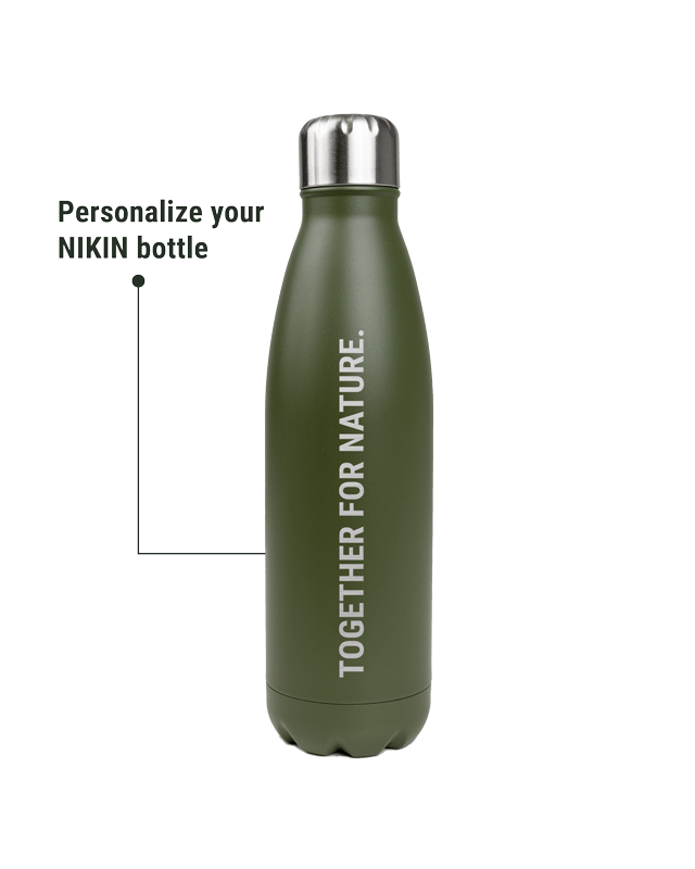 TreeBottle Personalisiert (big text) - Olive - BOTTLE - NIKIN