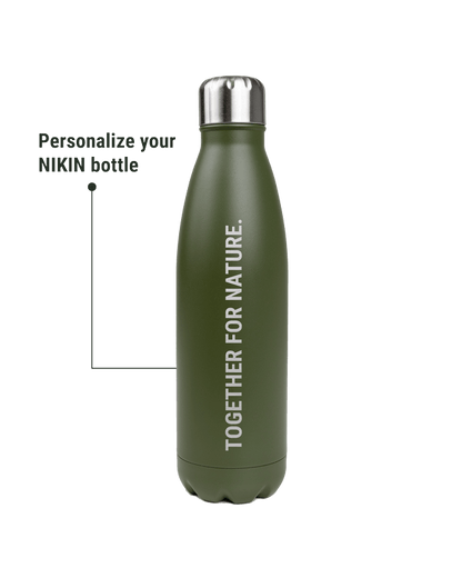 TreeBottle Personalisiert (big text) - Olive - BOTTLE - NIKIN