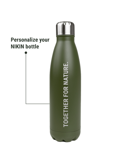 TreeBottle Personalisiert (big text) - Olive - BOTTLE - NIKIN