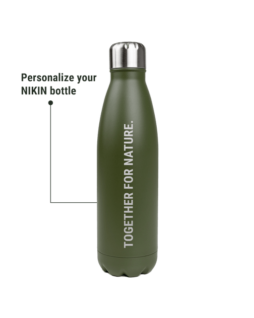 TreeBottle Personalisiert (big text) - Olive - BOTTLE - NIKIN