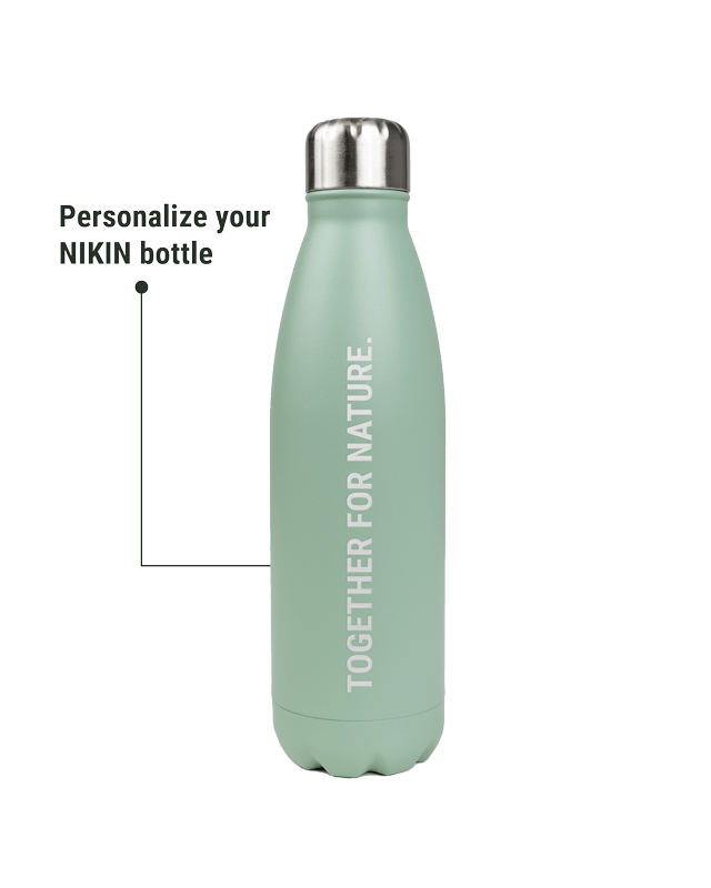 TreeBottle Personalisiert (big text) - Mint - BOTTLE - NIKIN