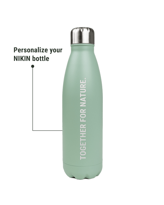 TreeBottle Personalisiert (big text) - Mint - BOTTLE - NIKIN