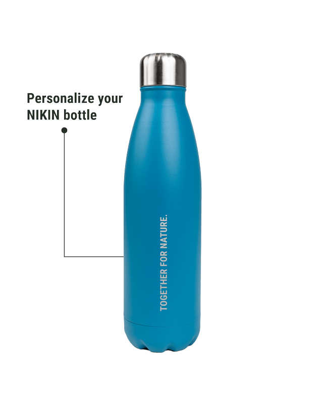 TreeBottle Personalisiert (small text) - Turquoise - BOTTLE - NIKIN