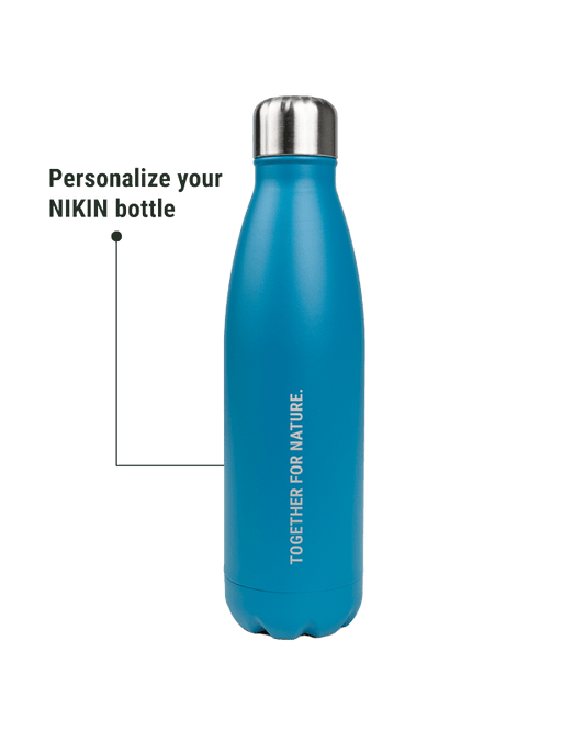 TreeBottle Personalisiert (small text) - Turquoise - BOTTLE - NIKIN