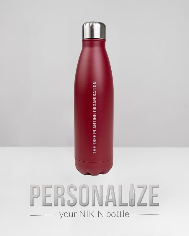 TreeBottle Personalisiert (small text) - Red - BOTTLE - NIKIN