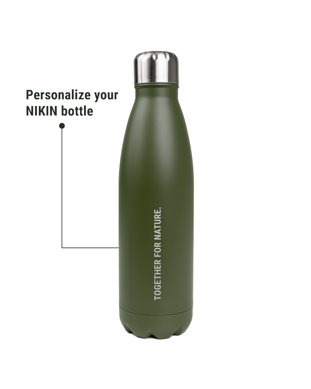 TreeBottle Personalisiert (small text) - Olive - BOTTLE - NIKIN