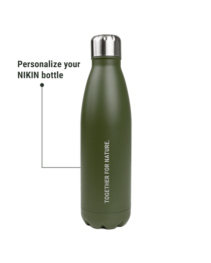 TreeBottle Personalisiert (small text) - Olive - BOTTLE - NIKIN