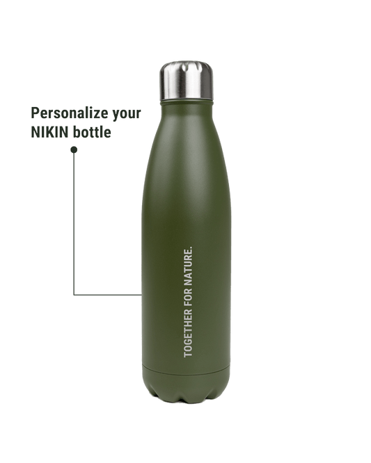 TreeBottle Personalisiert (small text) - Olive - BOTTLE - NIKIN